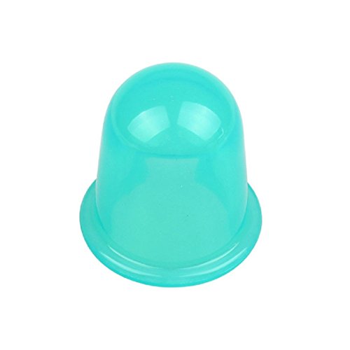 Voberry® 2Pcs kleine Silikon Vakuum Körper Massage Schröpfen Cups, grün - 4
