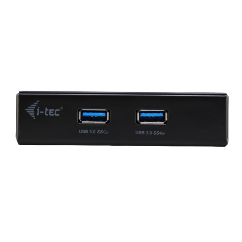 i-tec USB 3.0 Frontpanel Adapter mit 2 HUB Anschlüssen Typ A, integriertem USB 3.0 19 Pin Stecker, Kabel 45 cm - 2