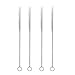 Produktbild NCSTUDIO Trinkhalme, Edelstahl, 525 ml, Reinigungsbürste, 4 Stück