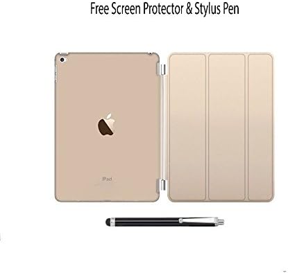 New iPad 2017 iPad 9.7 Case, ATL Slim-Fit Smart Case Cover for Apple the New iPad 9.7 Inch 2017 Model Lightweight with Stand and Auto Wake/Sleep (Gold)
