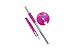 Winberg (TM) Mop 360° spin ,stainless steel Rod stick Rotating Pole,cleaning mop, RODPINK01 RS.349.00