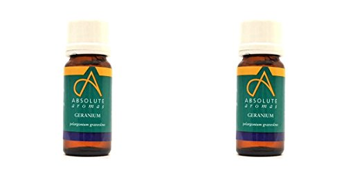 (2 PACK) - A/Aromas Geranium Bourbon Oil | 10ml | 2 PACK - SUPER SAVER - SAVE...