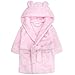 Produktbild Lora Dora Baby Mädchen Kapuzen Fleece Bademantel Soft Bademantel Größe 6-24 Monate Gr. 86, Pink - Elephant