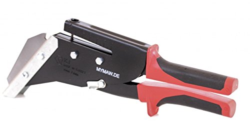 myMAW Schieferschere 55 mm mit Locher Schere Schiefer Eternit Faserzement Dachdecker Lochstanze - 3