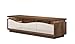 Produktbild TV - Unterschrank Patamea 03, Farbe: Nussfarben / Creme Hochglanz - Abmessungen: 48 x 180 x 50 cm (H x B x T)