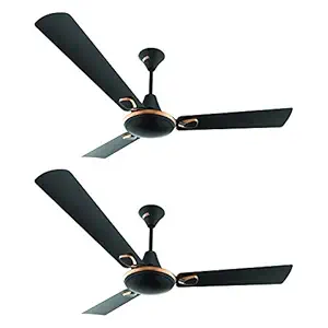 Luminous Triana 1200m Ceiling Fan (Eclipse Black, Pack of 2)