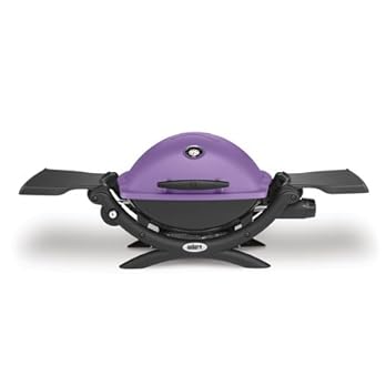 Weber Q 1200 Gasgrill Weber Gasgrill Q 1200 Purple Mit Elektrischer Zndung Und Seitentischen Grillflche 43x32 Cm Weber Gasgrill Q 1200