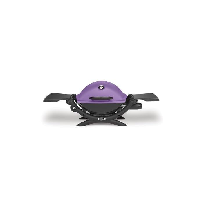 Weber Q 1200 Gasgrill Weber Gasgrill Q 1200 Purple Mit Elektrischer Zndung Und Seitentischen Grillflche 43x32 Cm Weber Gasgrill Q 1200