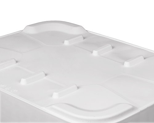 Wäschetruhe Wäschekorb Wäschepuff mit Belüftung Moda Vintage 60 Liter mit Deckel Wäschesammler - 7