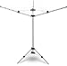 Produktbild Meisterhome Aluminium Wäschespinne Wäscheschirm 3 Tragarme Camping Balkon 18 Meter