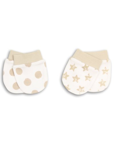The Essential One - 2 Pair Pack Baby Scratchmittens ESS52