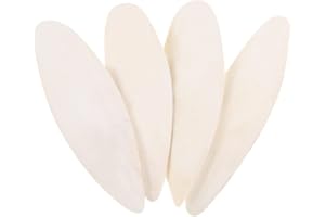 Bestomrogh 4 Stück Groß Sepiaschalen,15-20cm Papageien Kauspielzeug Vögel Kauen Spielzeug Premium Sepiaschalen für Vögel Reptilien Schildkröten