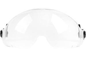 GREEN DEVIL Casque de Protection de Travail avec visière Transparente et Protection auditive - Casque de sécurité ABS réglable - Casque de Chantier ventilé avec Casque Industriel en 397 (visière