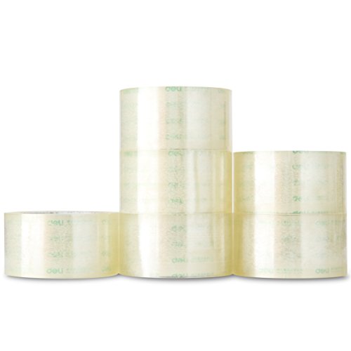 Palucart® 6 rouleaux ruban adhésif 48 x 66 pour emballage, transparent