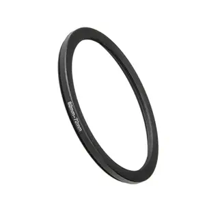 Fotodiox Metal Step Down Ring Filter Adapter, Anodized Black Aluminum 82mm-72mm, 82-72 mm