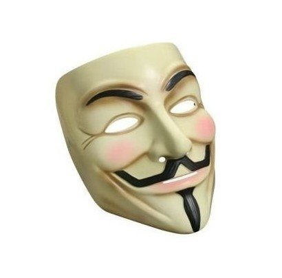 BeautyLife Guy Fawkes Maske V wie for Vendetta Mask - Beige(package of 3)
