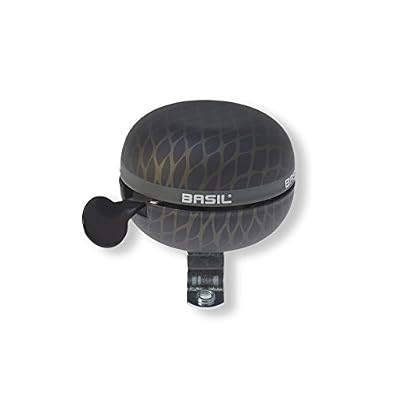 Basil - Noir Bell - Sonnette de vélo - Mixte Adulte - Noir - Taille: 60 mm
