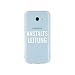 Produktbild licaso Samsung A5 Handyhülle Smartphone Samsung Case aus TPU mit ANSTALTSLEITUNG Print Motiv Slim Design Transparent Cover Schutz Hülle Protector Soft Aufdruck Lustig Funny Druck