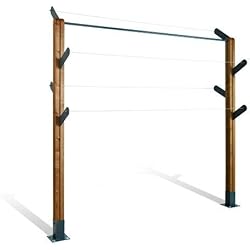 Burger 307 Etendoir à Linge Kaktus, Bois, Jaune