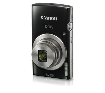 (Renewed) Canon 185 IXUS 20MP Digital SLR Camera (Black) with 8X Optical Zoom with Memory Card and Camera Case