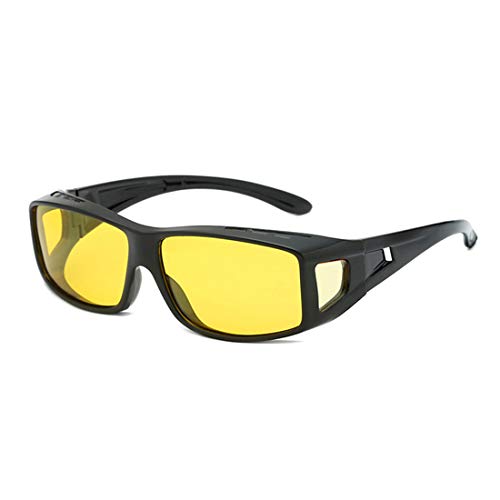 Preisvergleich Produktbild Nachtschwärmer polarisierte Sonnenbrillen, Gelbe Sonnenbrillen, für Männer Frauen, die polarisierte Anti-Glare UV400 Schutzgläser Fahren