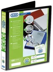 Brand New. Emgee Presentation Ring Binder PVC 2 D-Ring 25mm Capacity A4 Black Ref 560303 [Pack 6]
