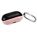 Produktbild Demino Ersatz für Samsung Galaxy Buds Silikonhülle Flexible Metall-Karabiner-Clip und Scratch Schlag beständig Kopfhörer Fall Bluetooth Headset Abdeckung Rosa