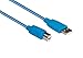 Produktbild USB 3.0 Anschlusskabel Stecker A an Stecker B, blau, 2m, Good Connections®