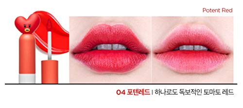 BTS BT21 X VT COSMETIC Glow Lip Lacquer - Lápiz de labios (4 colores)