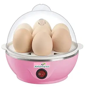 Rohan Gift Shop Egg Boiler Electric Automatic Off 7 Egg Poacher for Steaming, Cooking, Boiling and Frying, Multicolour EGG-BOILER-O Egg Cooker (7 Eggs)