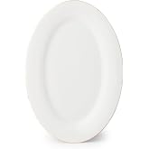 Porsima 4440 Gardenya Porselen Altın Fileli Kayık Tabak Seti - Oval Kahvaltılık Sunumluk Seti 30cm 2 Adet