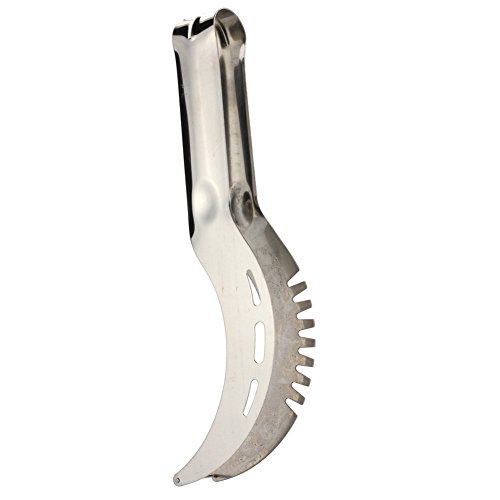 Merssavo Edelstahl Obstmesser Wassermelone Hobel Messer Frucht-Schneidmaschine Watermelon Cantaloupe Slicer Knife Cutter Schäler - 3