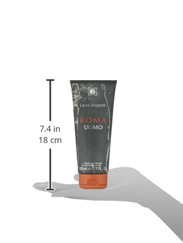 Laura Biagiotti Roma Uomo, homme/man, Duschgel, 1er Pack (1 x 200 ml) - 3
