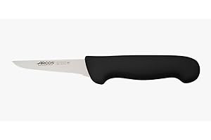Arcos Couteau Désosseur Professionnel - Lame Acier Inoxydable NITRUM 100 mm - Manche Polypropylène Noir - Idéal pour Viande - Série 2900