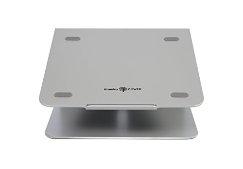 Bramley Power Premium Qualit  t Aluminium Laptop St  nder f  r Apple Macbook Pro Air  Dell  Lenovo  HP  Fujitsu und alle 27 9 cm zu 38 1 cm Laptops  F
