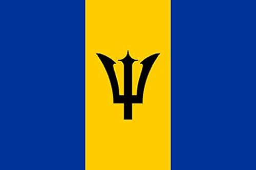 Barbados Rhianna Carribean 3' X 2' 3ft x 2ft Flag With Eyelets Premium Quality