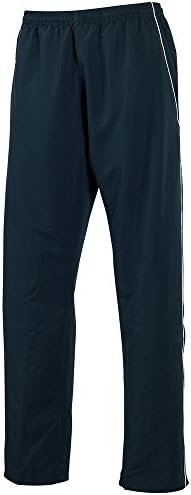Tombo Teamsport Open hem lined training bottoms Navy/ Navy/ White piping L