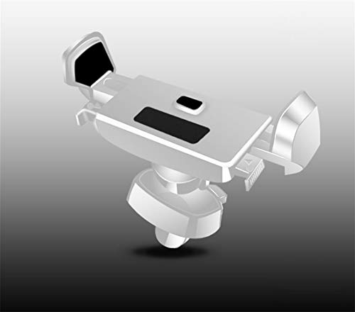 Preisvergleich Produktbild AISHUAIGE Autoventil-Handyhalter drehbares Navigationsstützfahrzeug faules Unterstützungsfahrzeug mit Handzahnstange, White