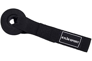 KYLIN SPORT Resistance Band Door Anchor Attachment with Solid Nylon Core Protective Foam Strong Nylon Webbing for Exercise Body Building