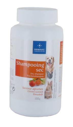 Demavic Laboratoire seco Champú para Gatos, Perros y Mascotas Aroma de cítricos, 150 g