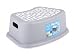 PLASTIC CHILDREN KIDS STEP STOOL NON ANTI SLIP TOILET POTTY TRAINING Bathroom(Silver)