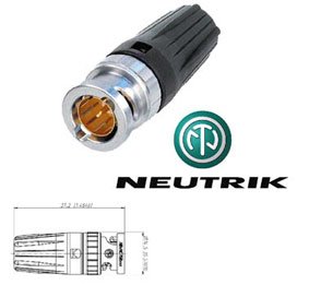 Preisvergleich Produktbild Neutrik Stecker BNC 75 Ohm kx6 a