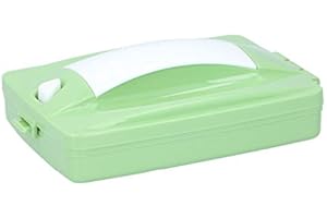 CUISINE ELEGANCE Crumb Brush Table Sweeper Handheld Carpet Crumb Brush Collector Double Roller Vacuum Cleaner Crumb Dust Hair Pet Fur Cleaning Brush for Carpet Sofa Home Kitchen Table (Green)