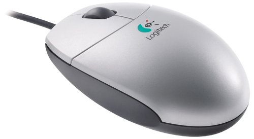 Preisvergleich Produktbild Logitech optische Notebook Maus schnurgebunden grau
