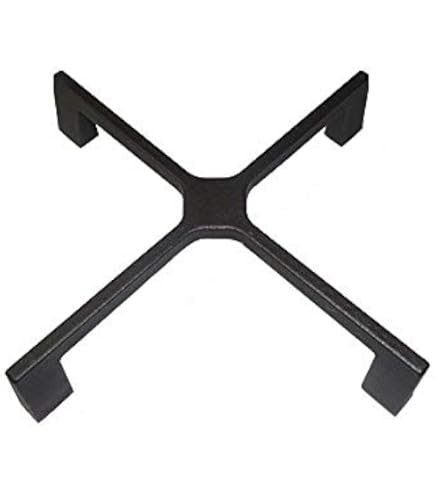ARISTON GRIGLIA CUCINA 2 FUOCHI SMALTATA NERA 45,8 X 23,4 CM - Rossi