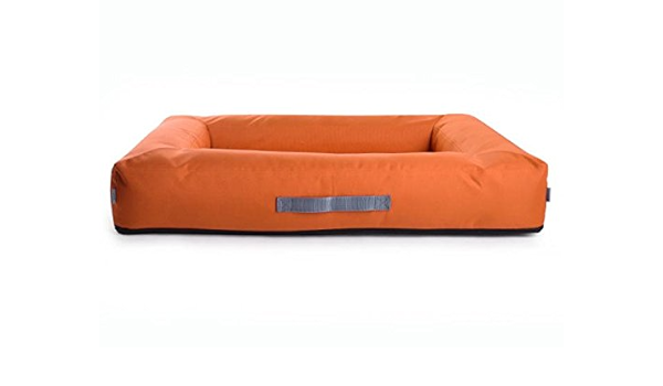 orange dog bed