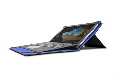 Maroo Tactical Folio für Microsoft Surface Pro 3 / Pro 4 / Pro (2017) – von Microsoft zertifizierte Schutzhülle [Nylon & Diamond Grip | Patentierte Halterung | Type Cover kompatibel | Standfunktion Stylus Halter] – schwarz – MR-MS3451 - 4