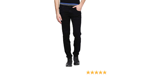 Buy D'Cot by Donear Men's Black Cotton 
