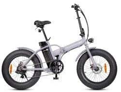 Smartway Monster Fat E-Bike Pieghevole Argento : Sport e tempo libero