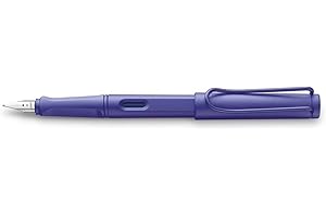 Lamy Safari Candy 1234834 Pluma estilográfica 21 – Pluma estilográfica Moderna en Color Violeta con Mango ergonómico y diseño Atemporal – Pluma F – Modelo Especial